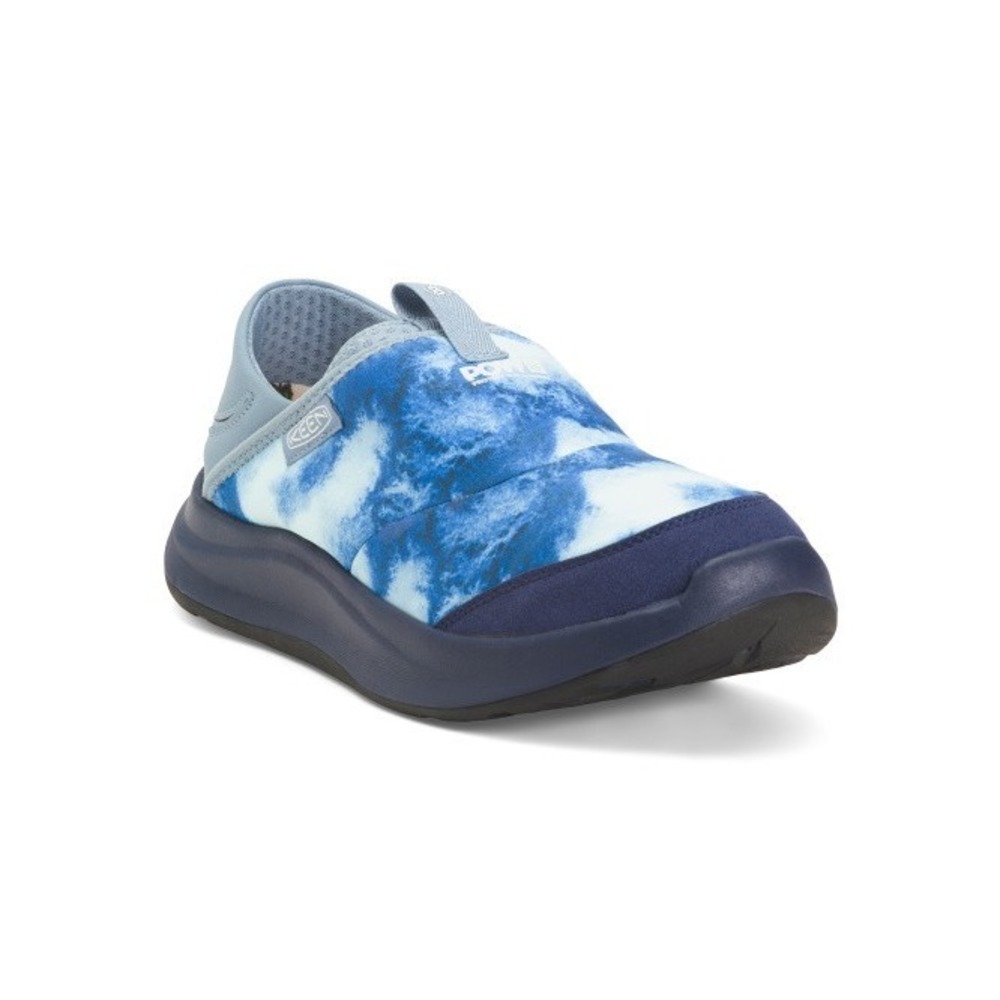 KEEN Whyser Men's 9 Pow Glacier Blue Slip-On Comfort Shoes 1031159 New With Box